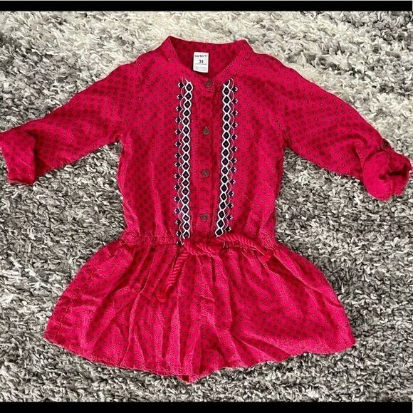 EUC | Toddler Girl’s Button-Down Romper - Picture 3 of 5